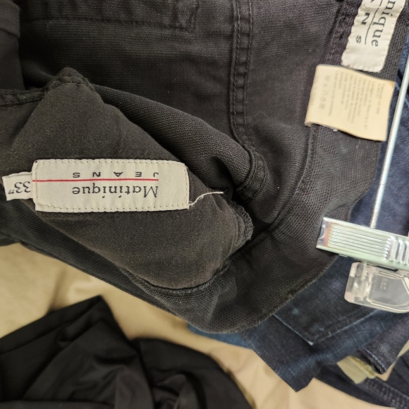 Mens Matinique black pants size 33"w X  29" L - Picture 5 of 6